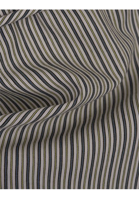 Camicia In Seta e Viscosa Multirighe Blu a Verdi FABIANA FILIPPI | CADC02F131H5520000VRU